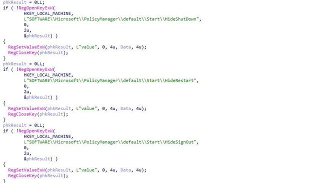 Figure 11. System lockdown techniques.