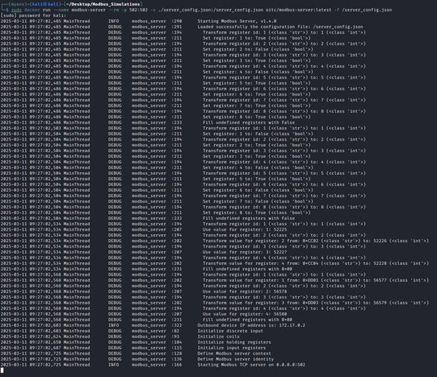 Figure 3 The docker run command execution