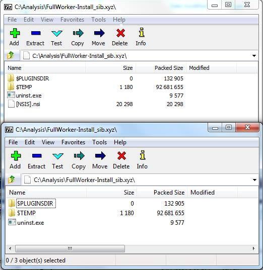 Figure 3. NSIS Script File extracted in earlier versions of 7-zip