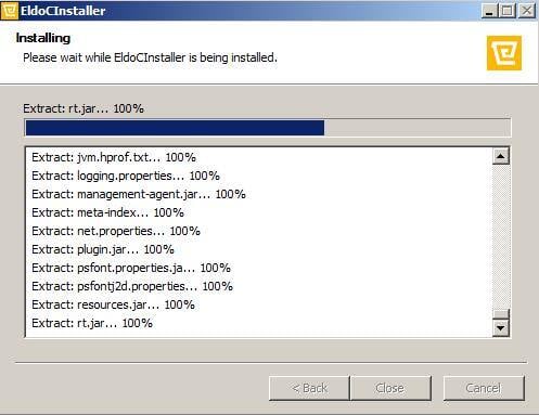 Figure 7. Installation that leads to Pronsis Loader