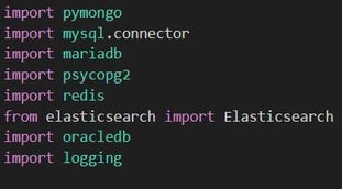 Figure32. The list of required Python libraries are imported for the `xbash_simulation.py` Python script .