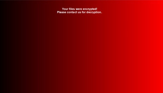 Wallpaper bitmap used by Makop ransomware